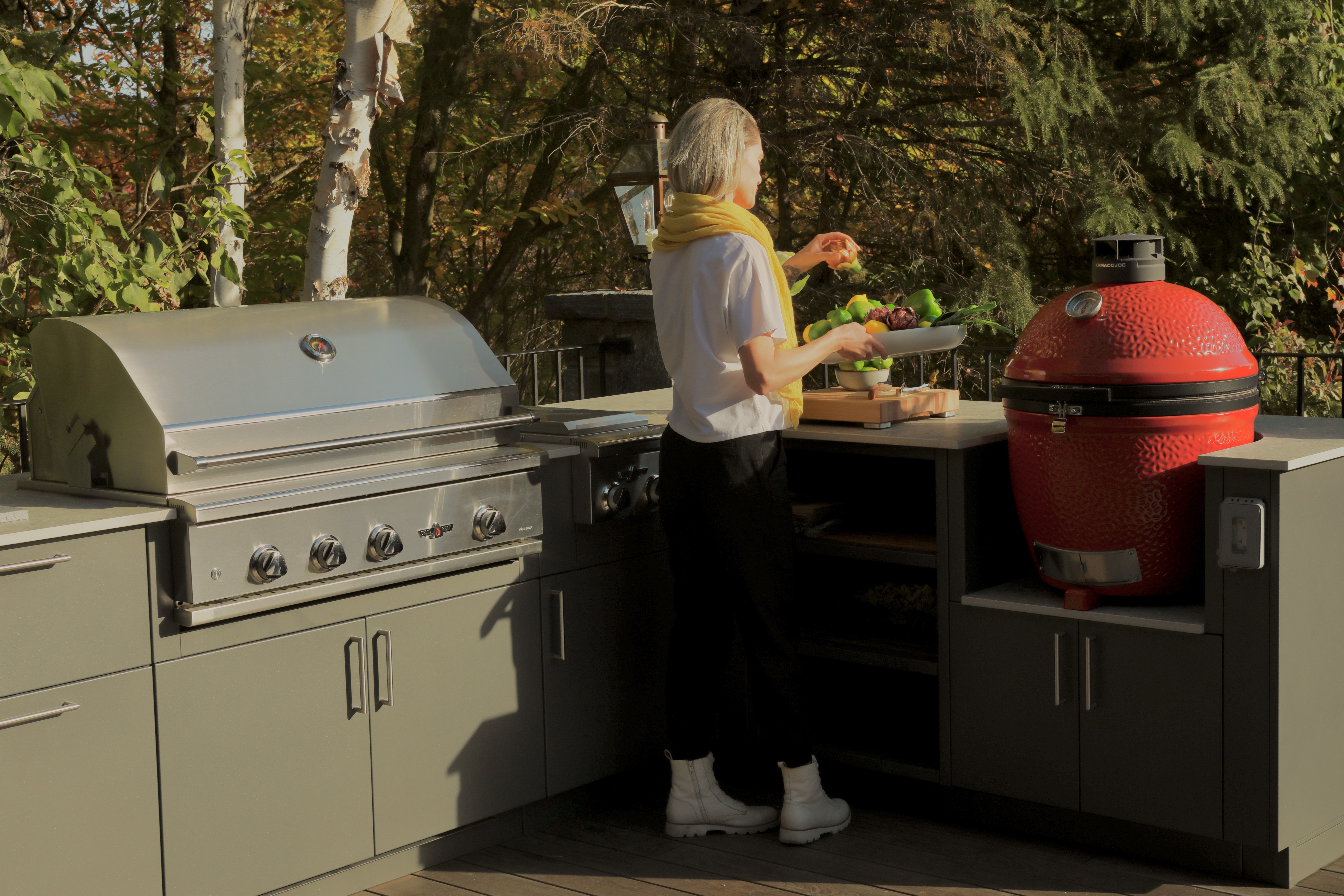 Mont-Tremblant Urban Bonfire outdoor kitchen