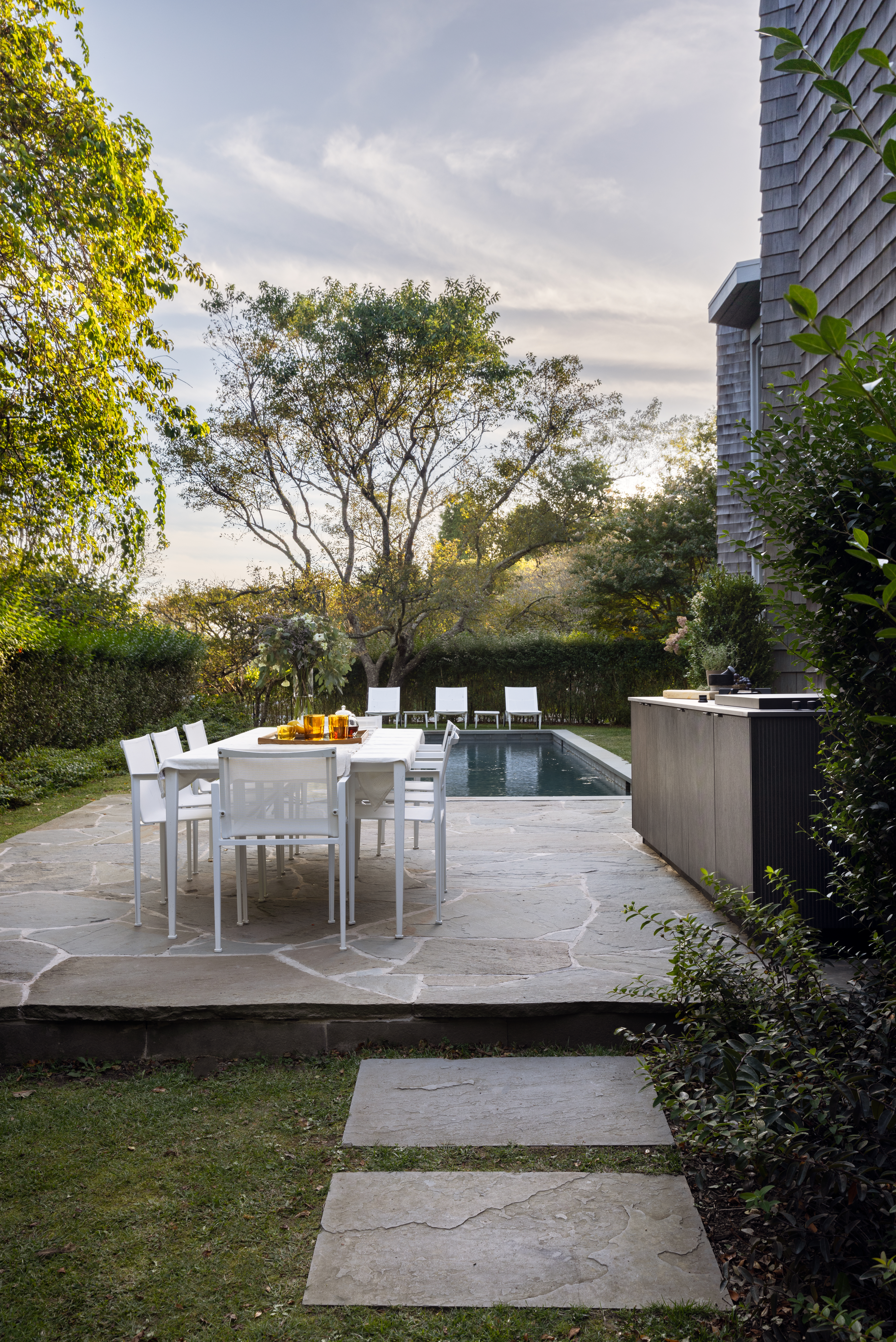Cuisine d'été Urban Bonfire Ukiyo avec comptoir en Dekton